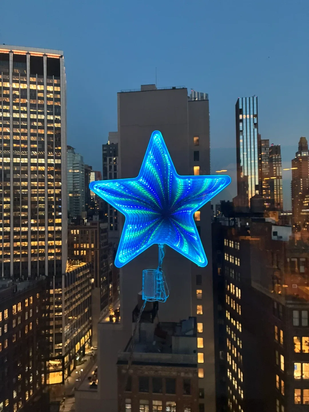 Infinity Christmas Star Tree Topper Multi-colors image indicator(3)
