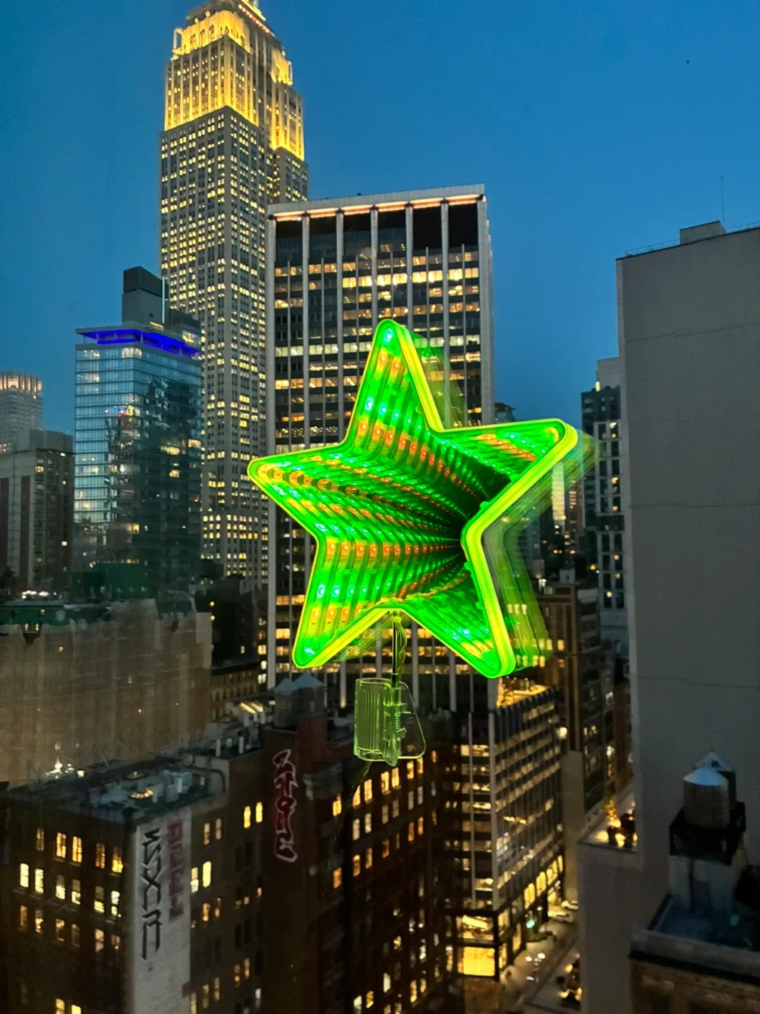 Infinity Christmas Star Tree Topper Multi-colors image indicator(6)