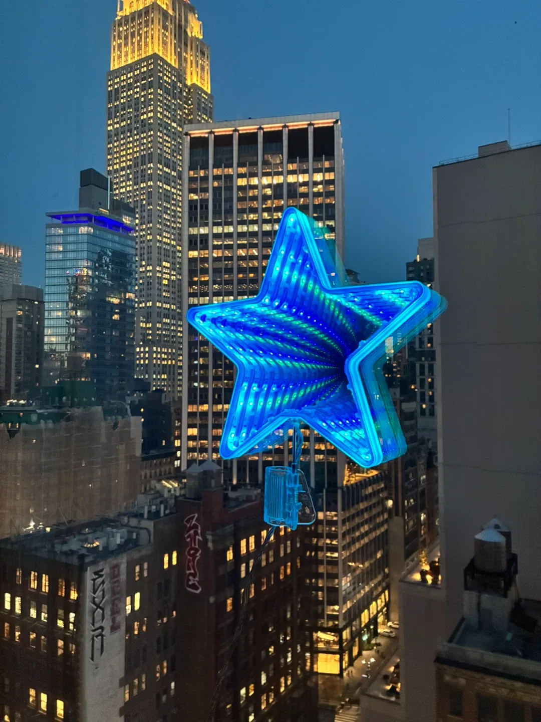 Infinity Christmas Star Tree Topper Multi-colors image indicator(5)