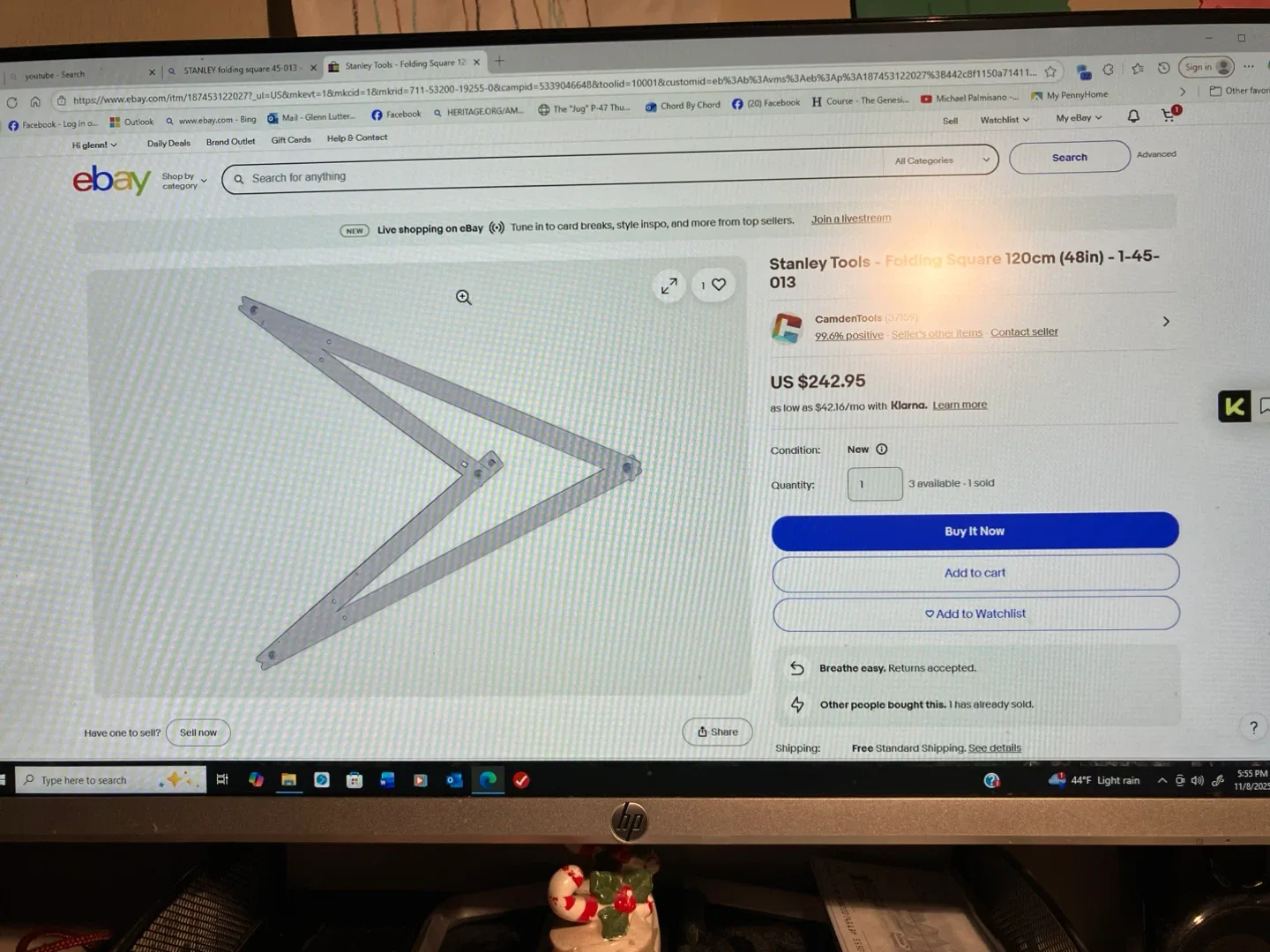 Stanley Folding Square 120cm (48in) - 1-45-013 image indicator(4)
