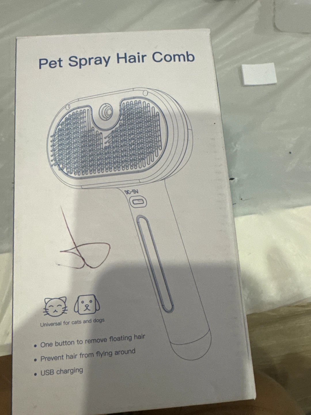 Pet Spray Hair Comb - New in Box