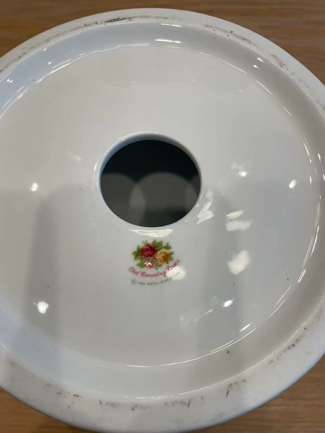 🌹 Royal Albert Old Country Roses Pedestal Bowl (1980s–1990s) - photo 3