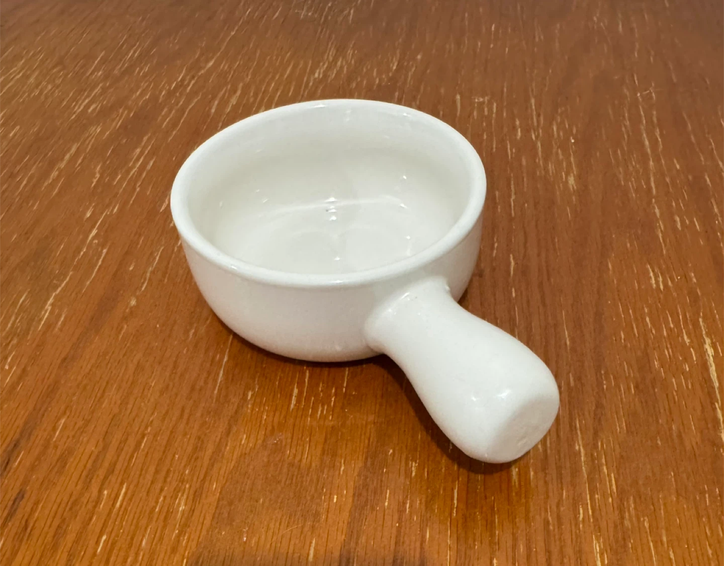 2 Pcs. White Ceramic Soup Bowls with Handles - photo 2