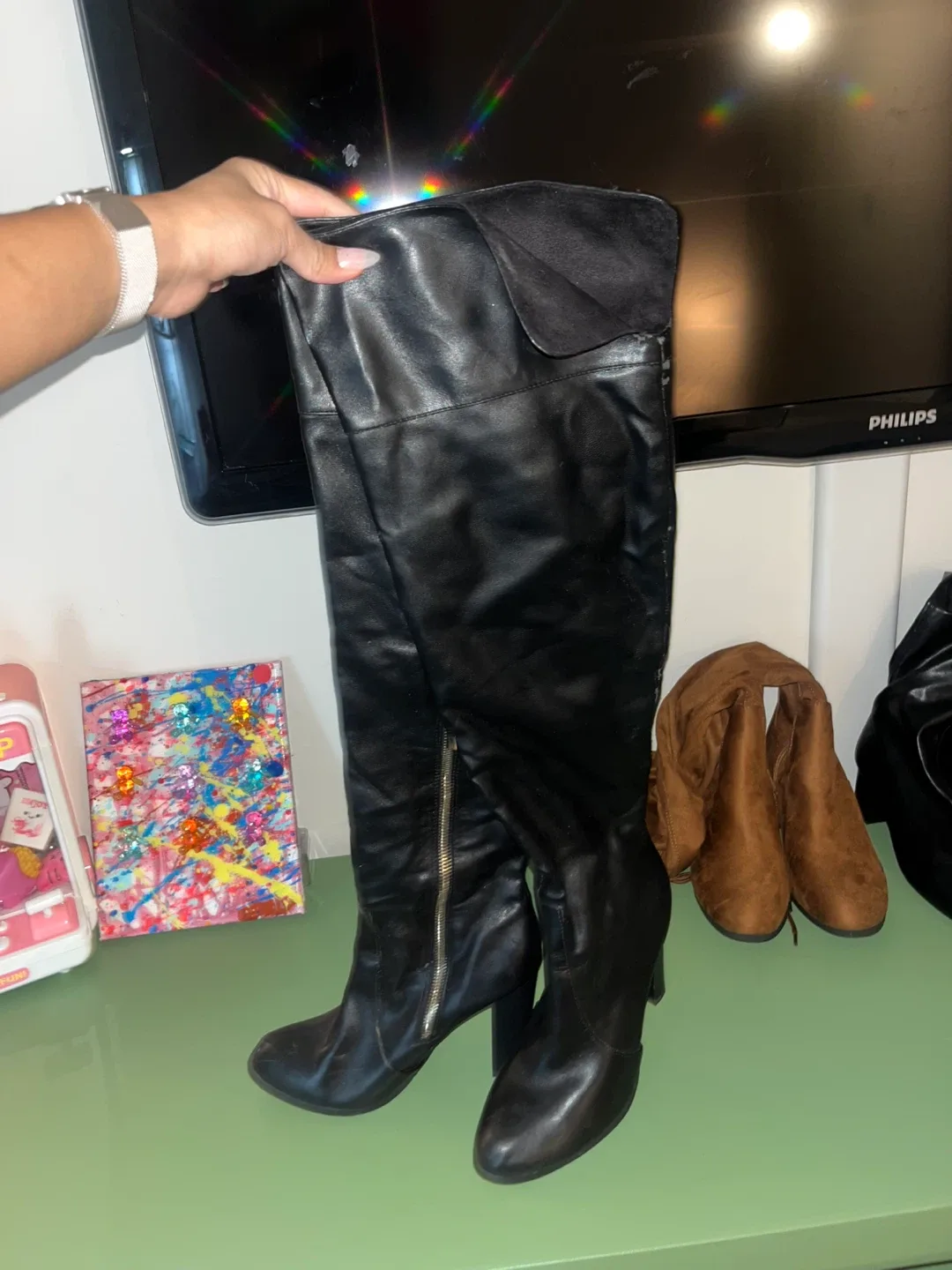 Thigh High Boots - Size 9 image indicator(2)