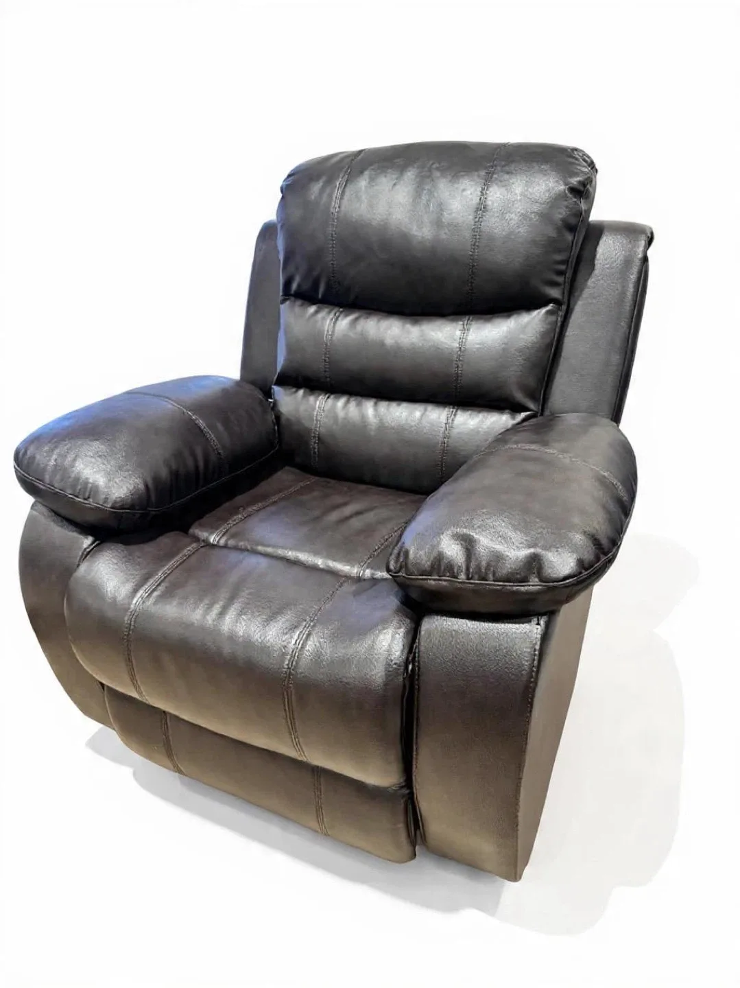 Brown Leather Recliner Chair image indicator(3)