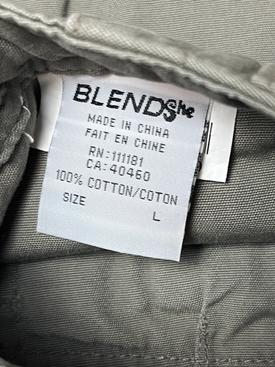 BLENDShe Olive Green Pants - Size L - photo 3