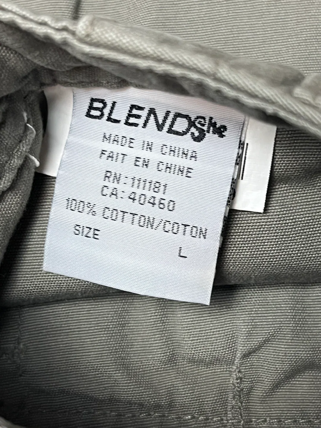 BLENDShe Olive Green Pants - Size L image indicator(3)