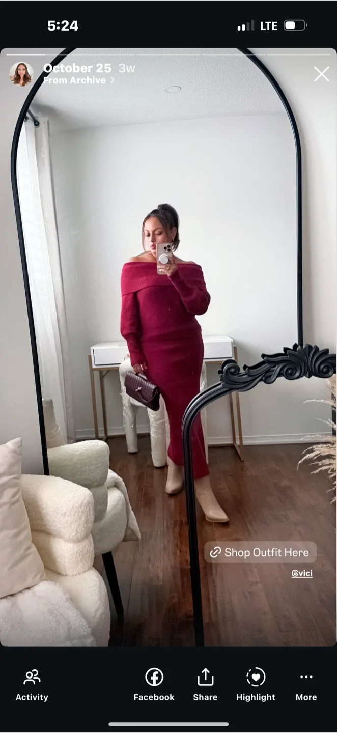 Vici Collection Stellan Knit Red Set image indicator(6)