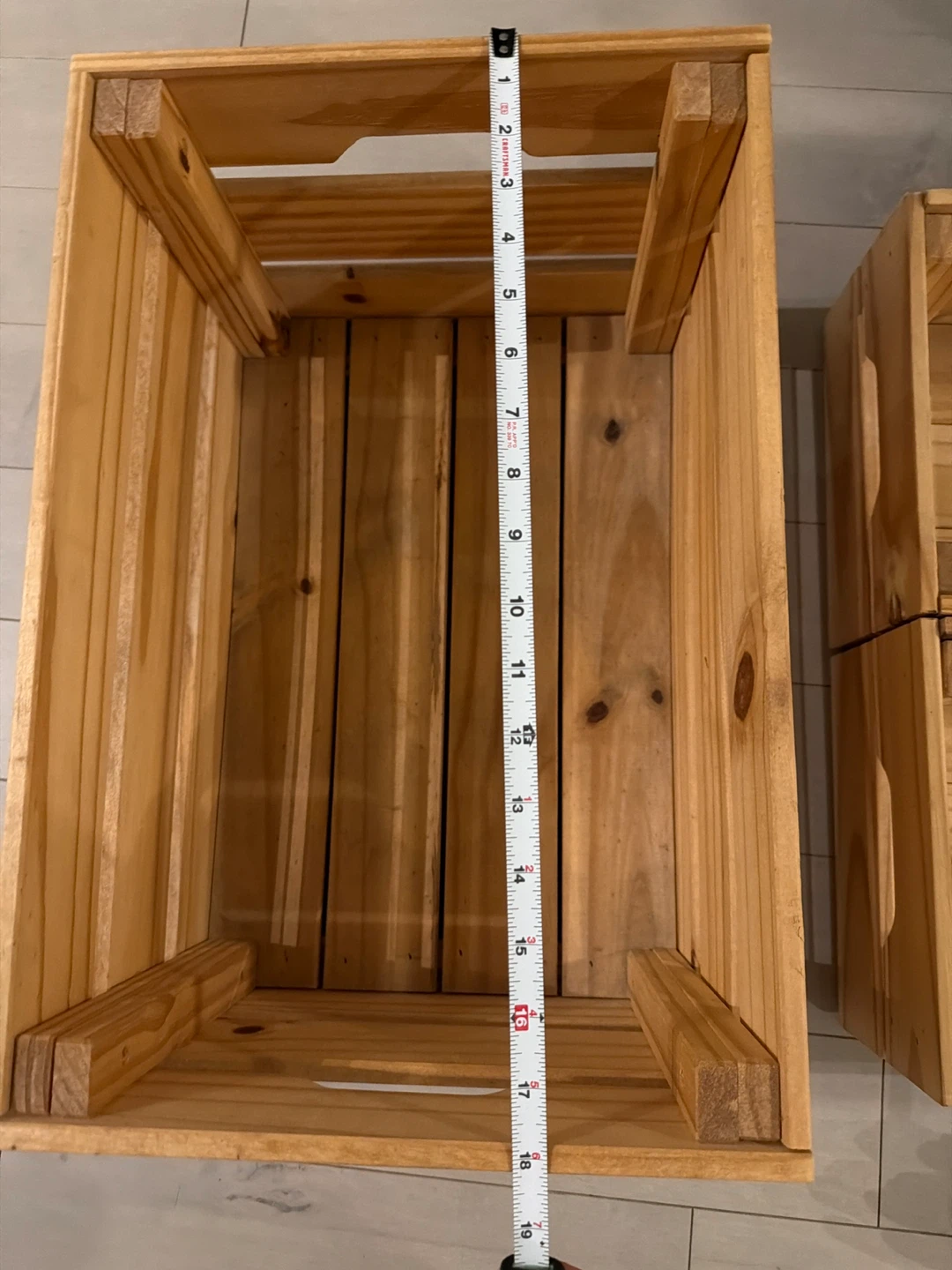 MOVING OUT SALE! IKEA Wooden Storage Crates - Set of 3 - photo 3