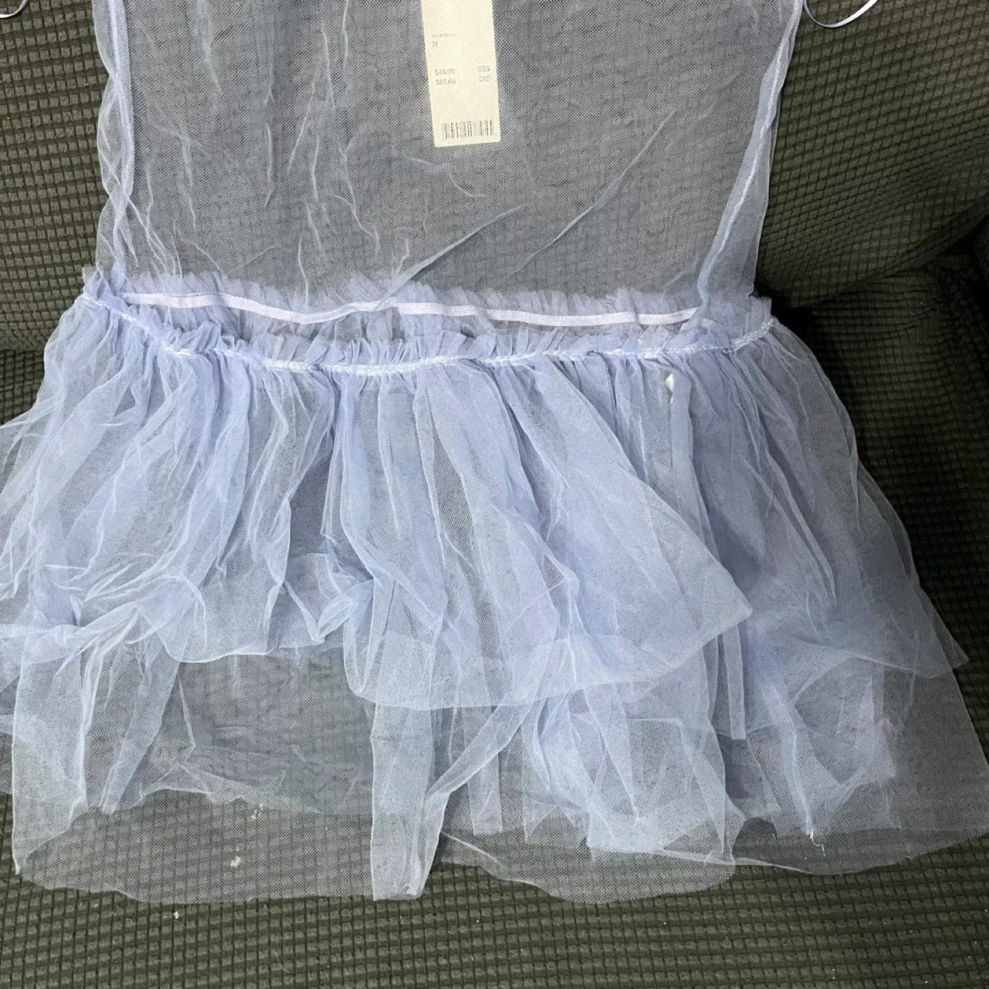 Blue Layered Tulle Dress - Size m image indicator(3)