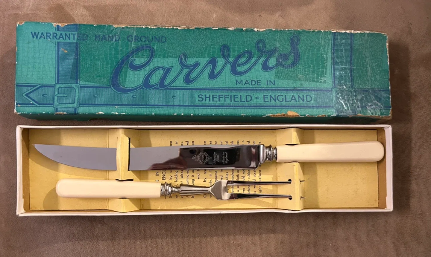 Antique 1920s Carvers Carving Set