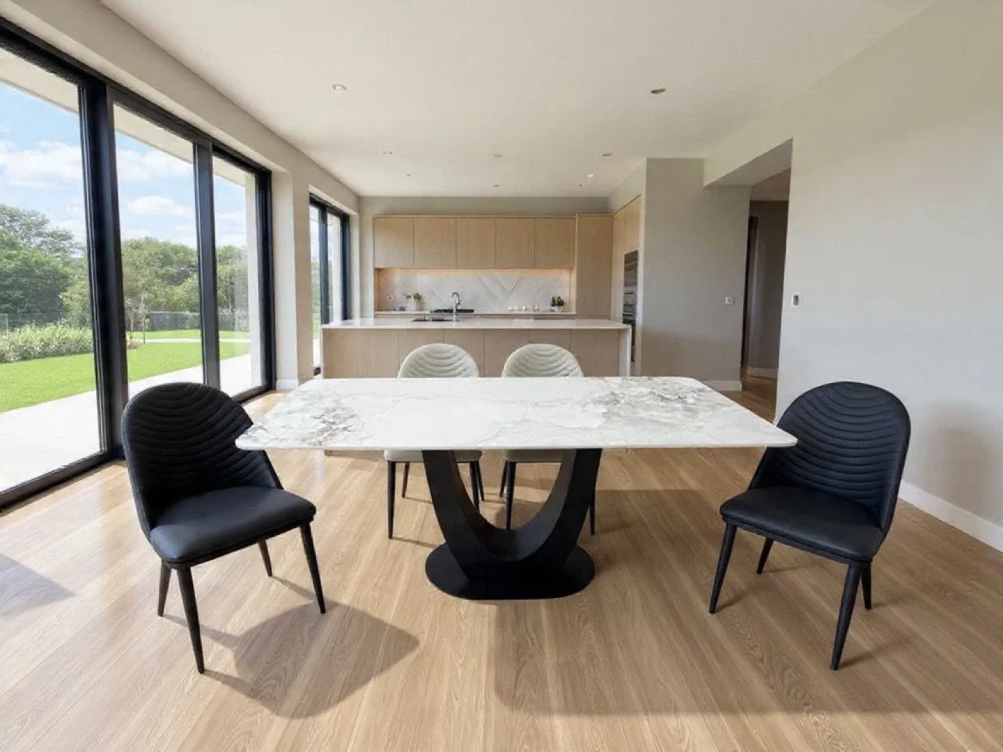 Janice Table & 4 Chairs - Modern Design image indicator(2)