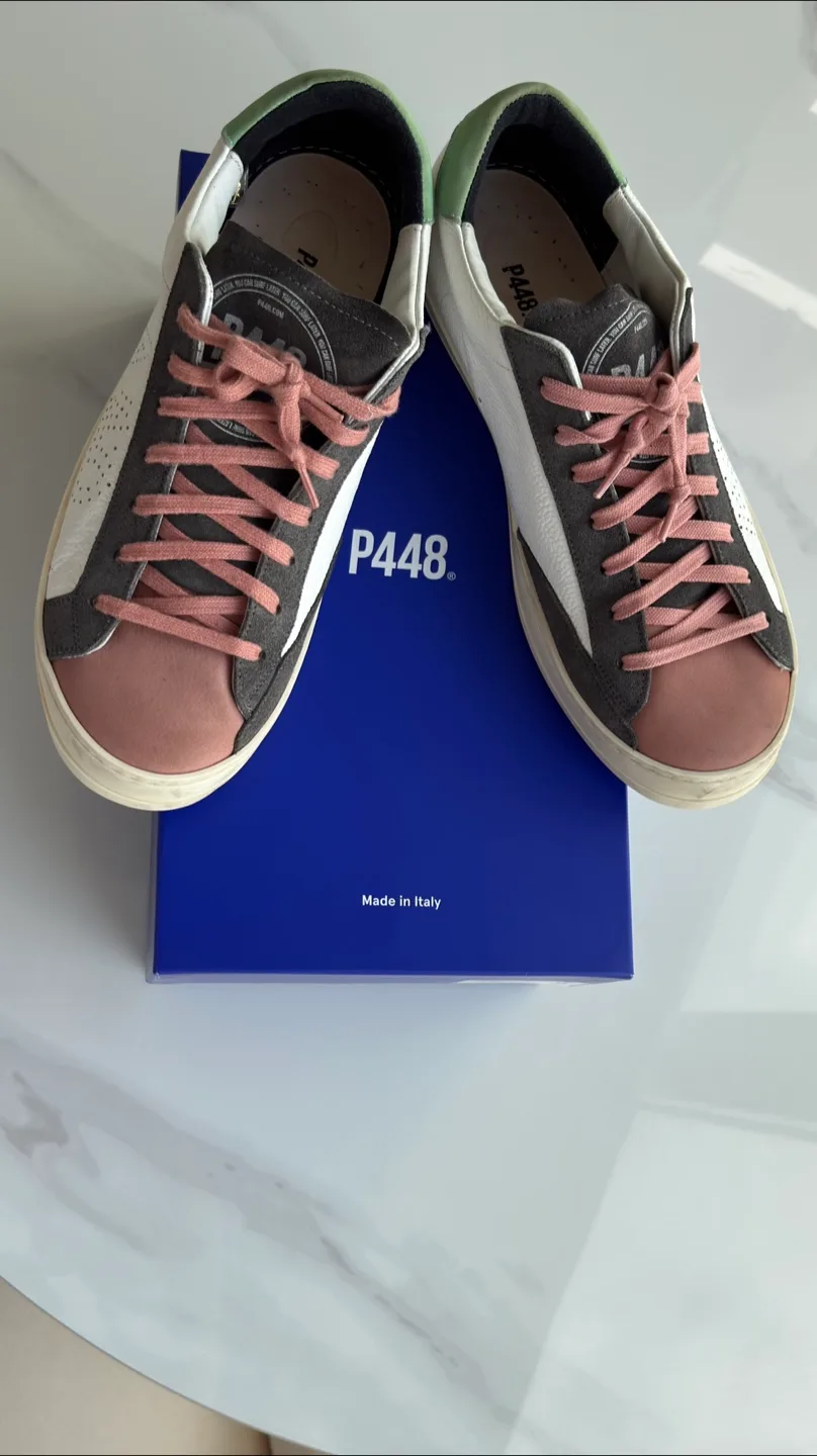 P448 John Leather Sneakers Size 43