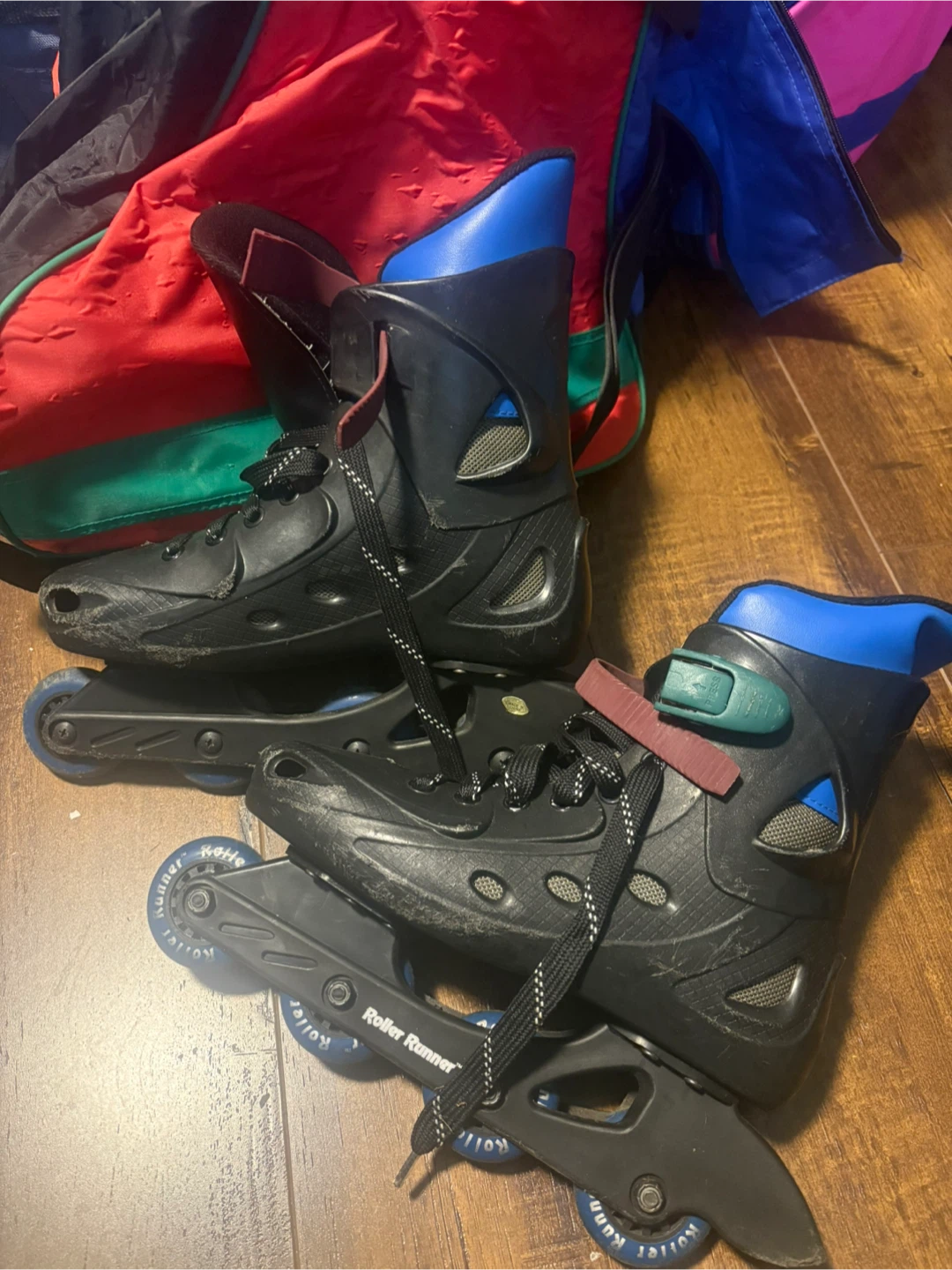 Bauer Hockey Helmet, Roller Runner Skates & Pads