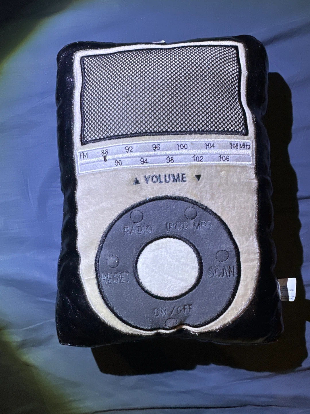 iPod MP3 Radio Plush Pillow