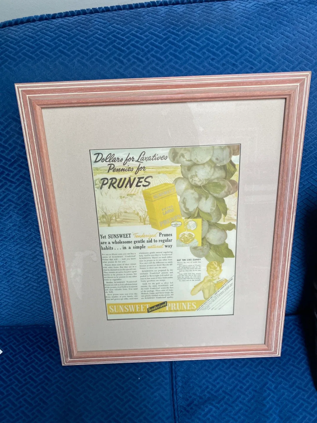 Vintage Sunsweet Prunes Print Ad