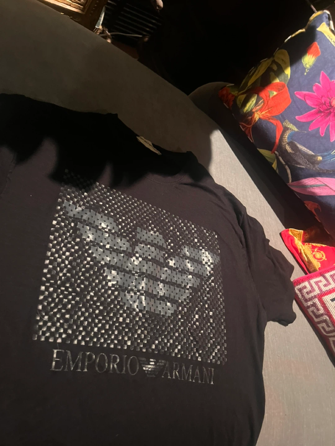 Emporio Armani Black T-Shirt - Size XL - photo 2