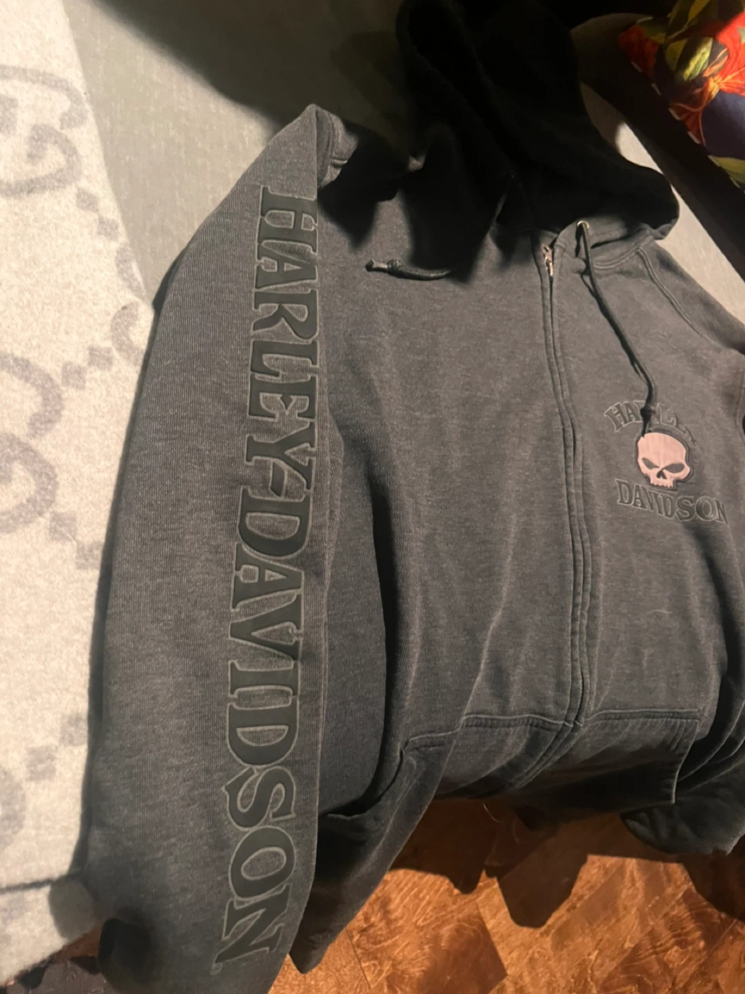 Harley Davidson Zip-Up Hoodie - photo 2