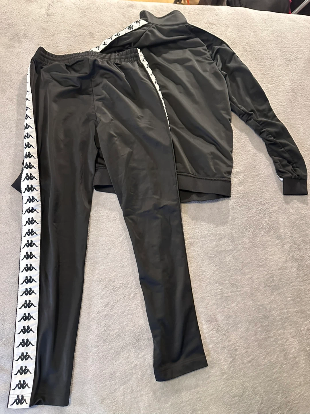 Kappa Tracksuit - Black, Size Medium - photo 2