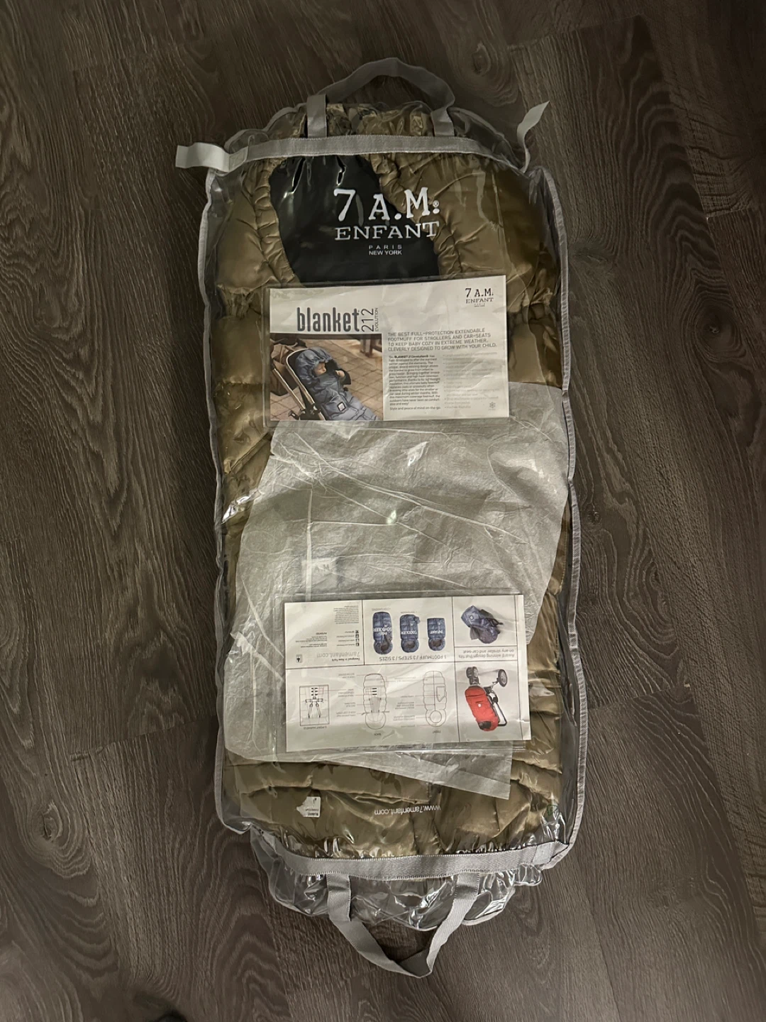 7 A.M. Enfant Blanket 212 Evolution Footmuff - New - photo 2