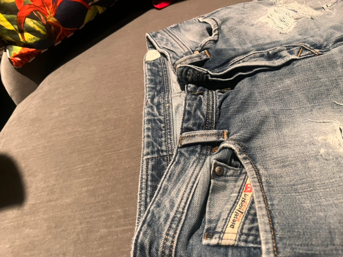 Diesel Larkee Regular Straight Jeans, Size 34/32 - photo 3