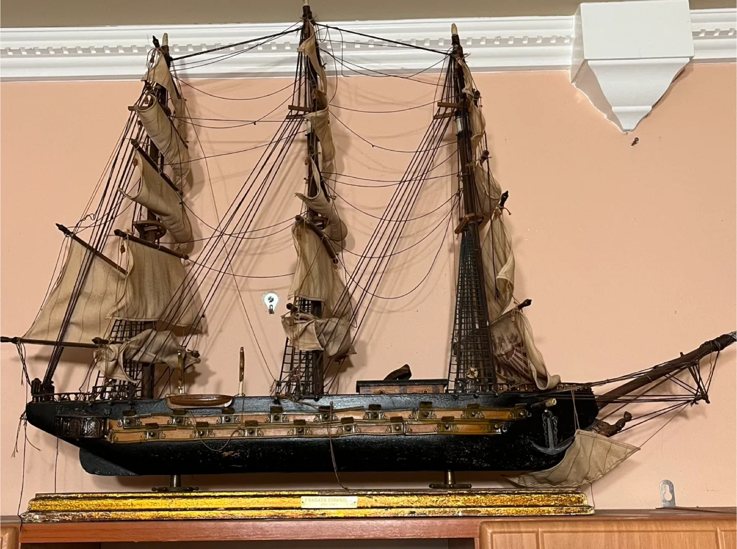 Vintage Model Sailing Ship image indicator(2)