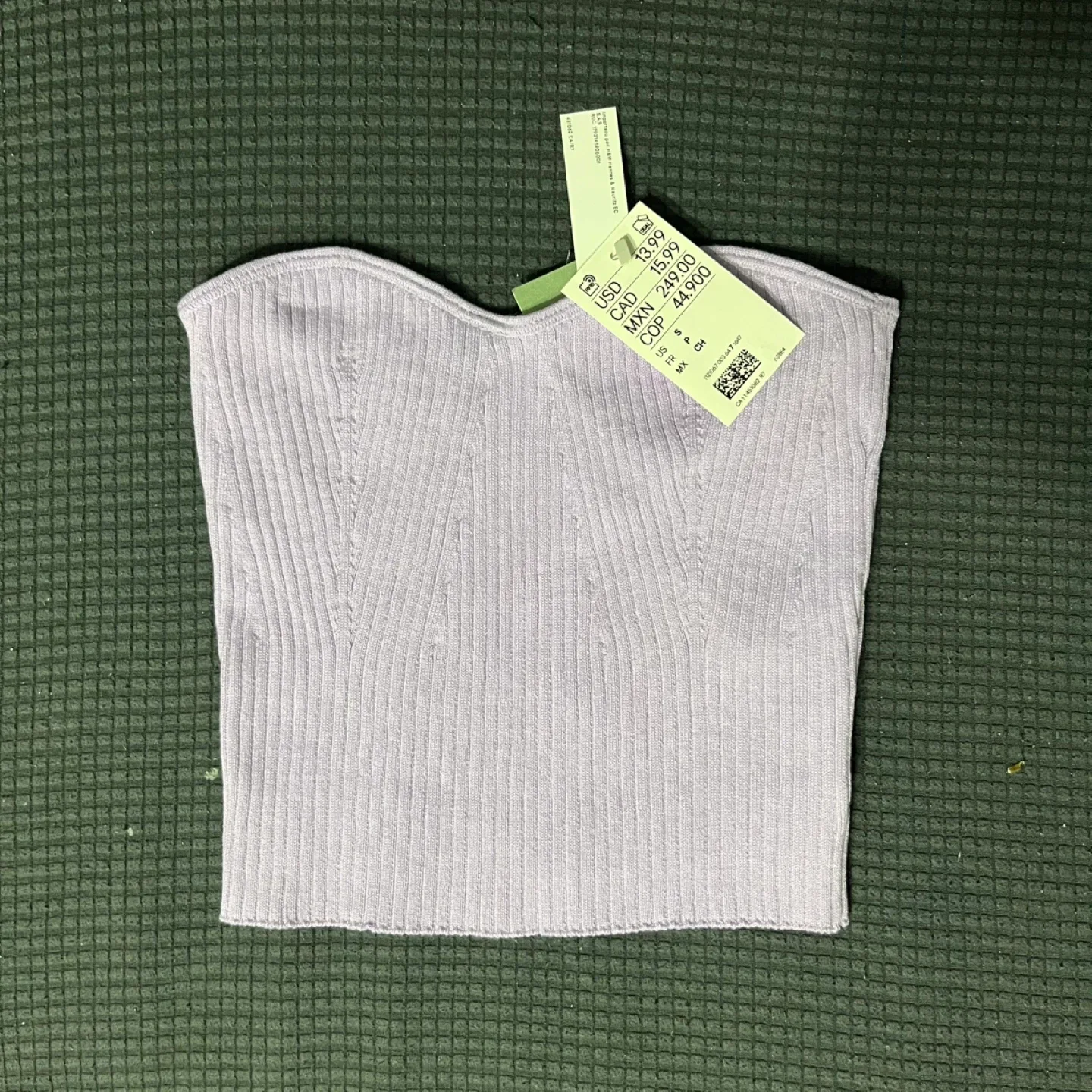 H&M Divided Lavender Tube Top - Size S