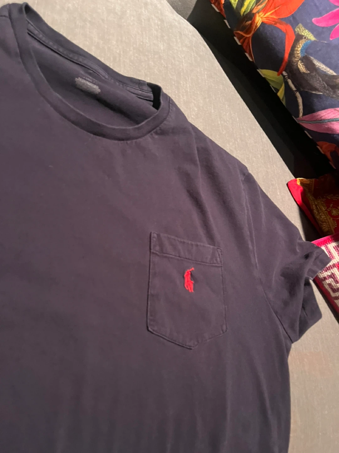 Polo Ralph Lauren Navy Pocket T-Shirt - photo 2