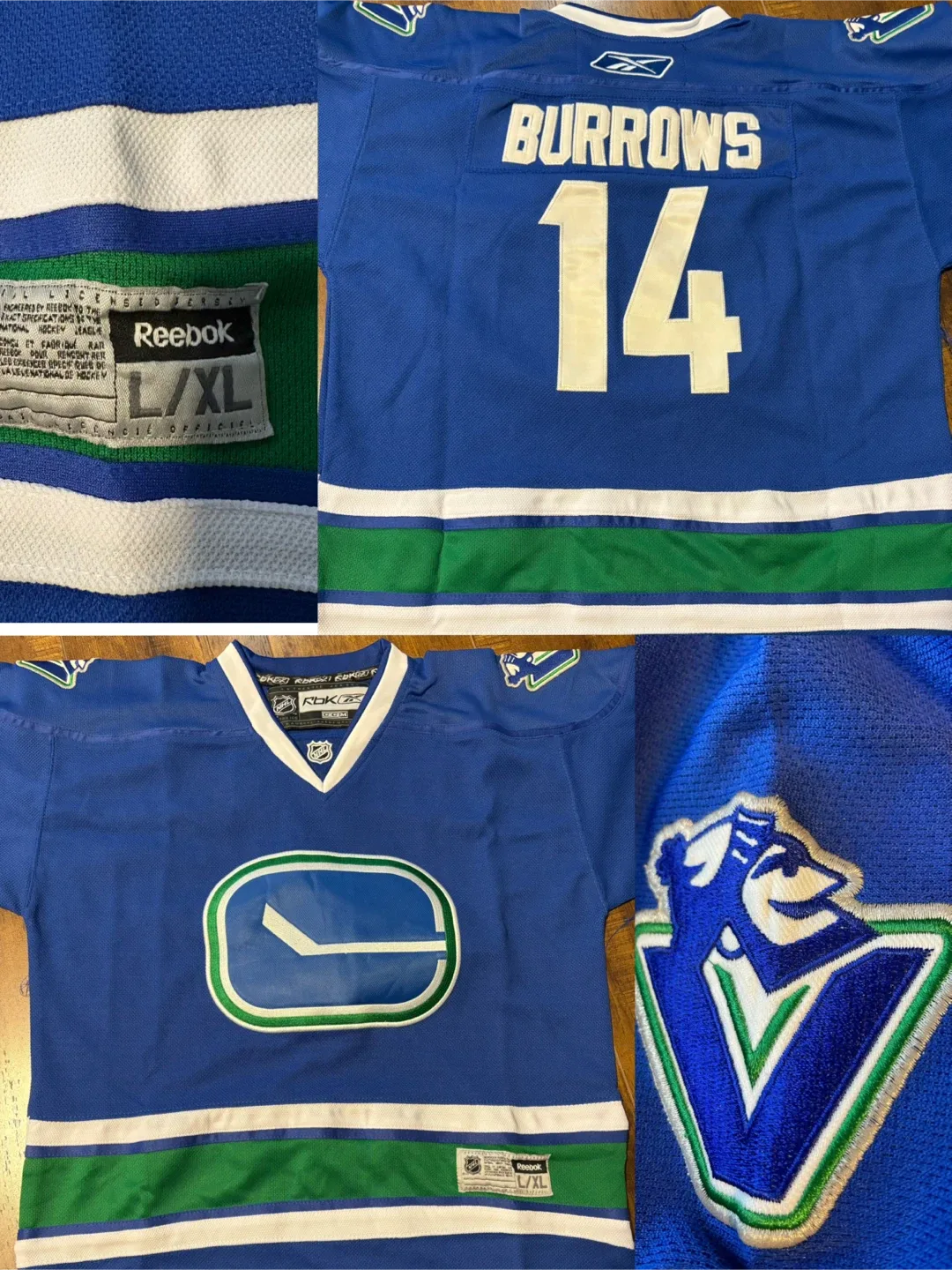 Reebok Canucks Jersey - Size L/XL image indicator(8)