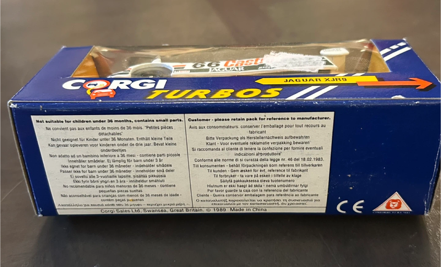 Corgi Jaguar XJR9 Castrol #66 Scale 1:43 Near mint In Box - photo 5