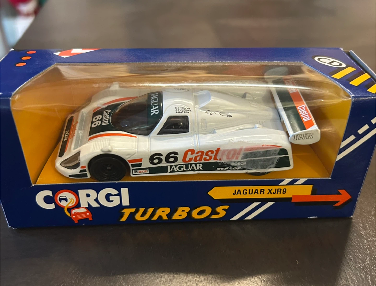 Corgi Jaguar XJR9 Castrol #66 Scale 1:43 Near mint In Box