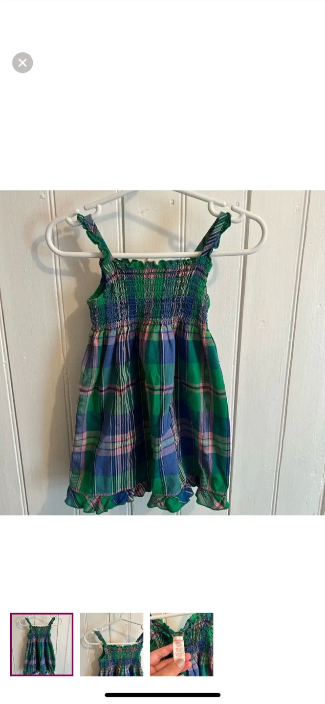 OshKosh B'gosh Plaid Dress - 18 Months