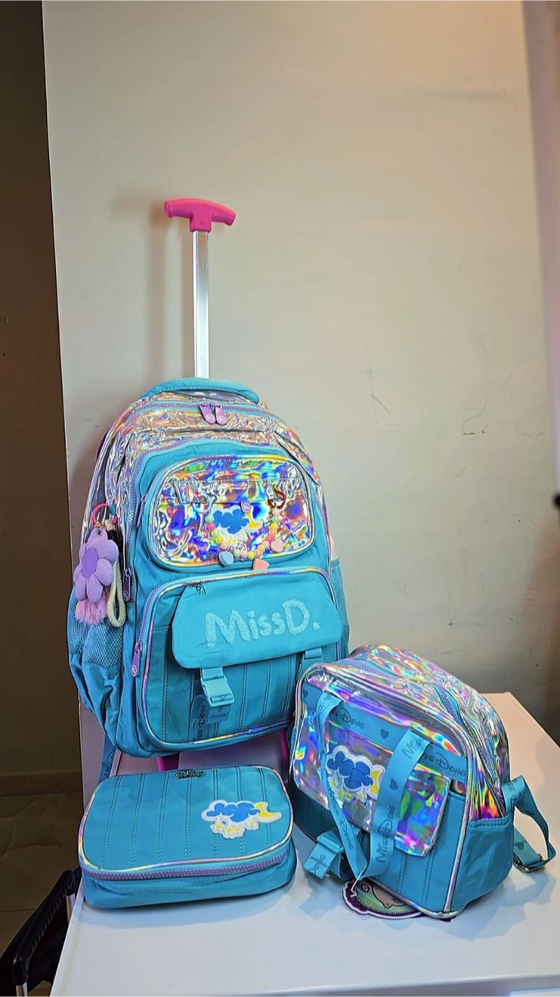 MissD Rolling Backpack Set - Purple - photo 2