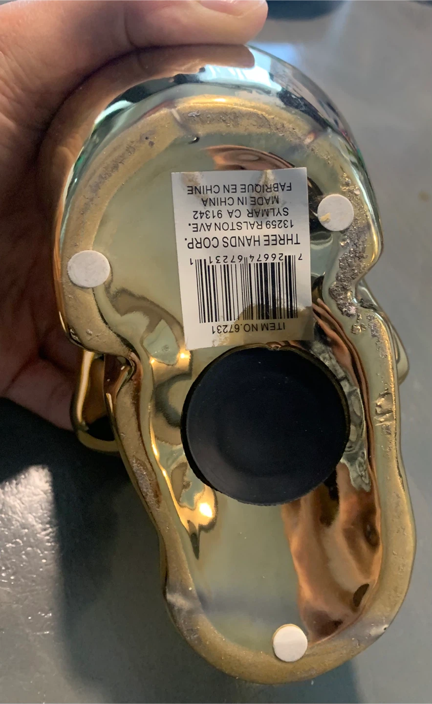 Gold Skull Coin Bank - photo 3