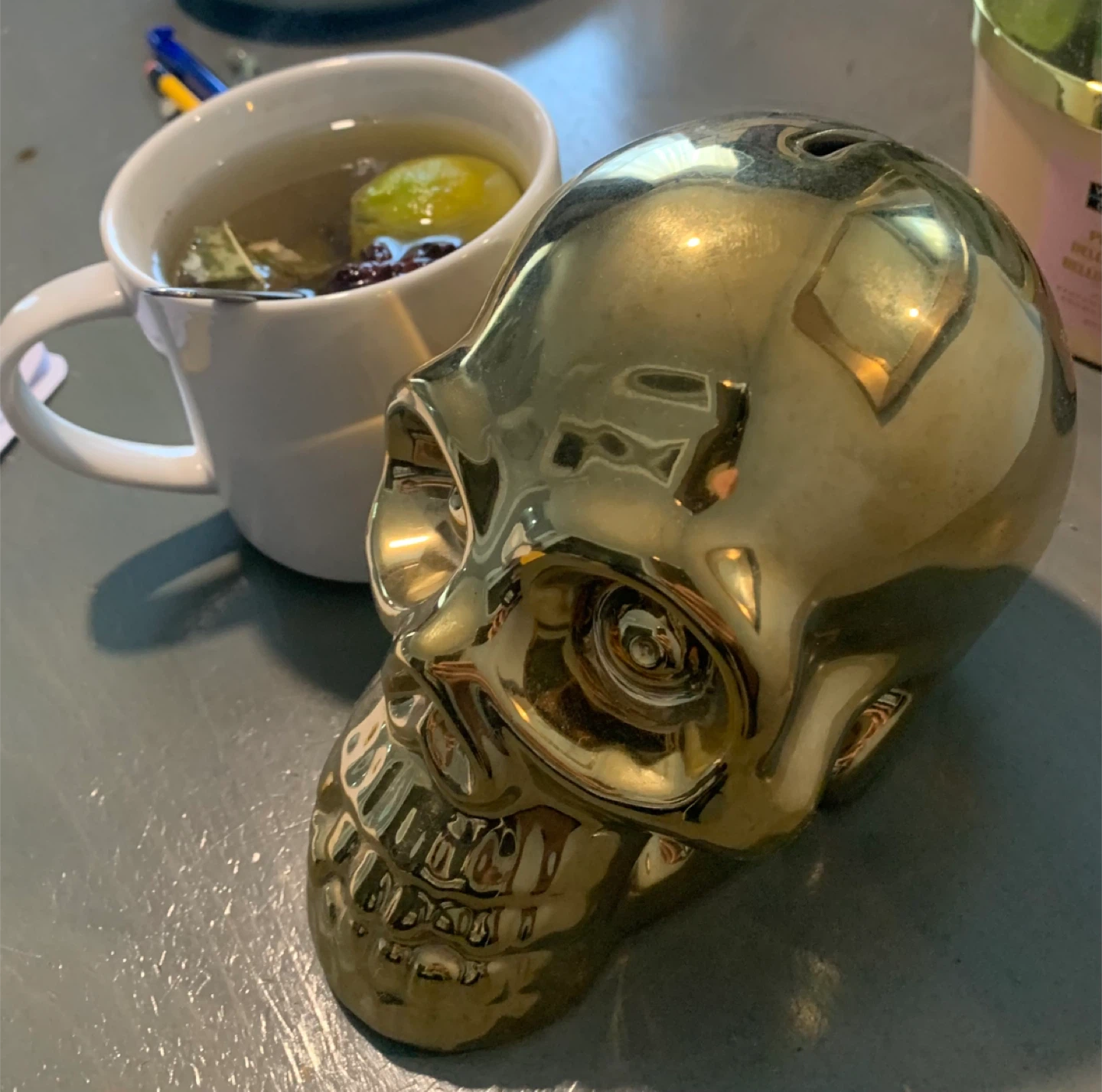 Gold Skull Coin Bank - photo 5