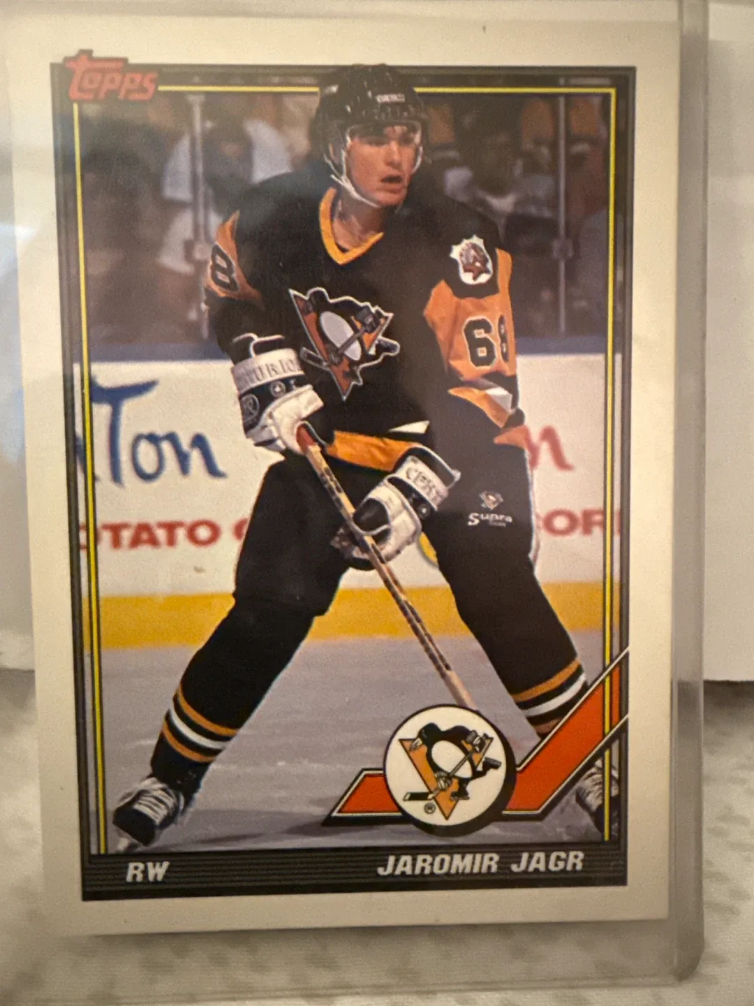 Jaromir Jagr Rookie Hockey Card image indicator(3)