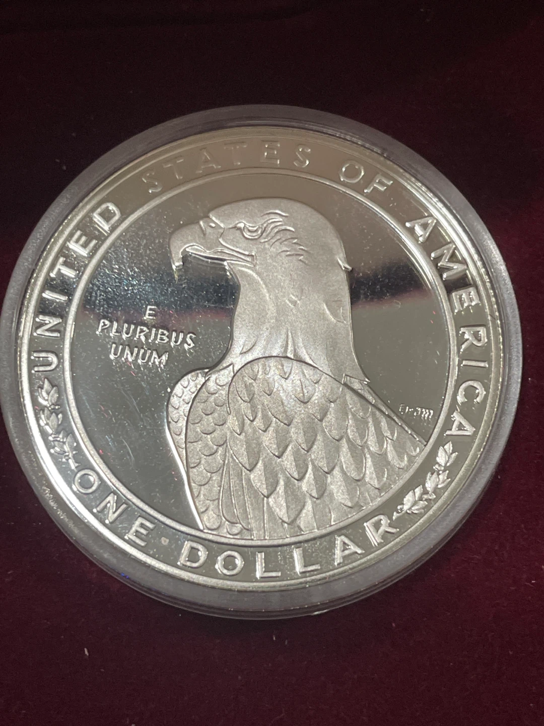1983 Los Angeles XXIII Olympiad Silver Dollar Proof - photo 2