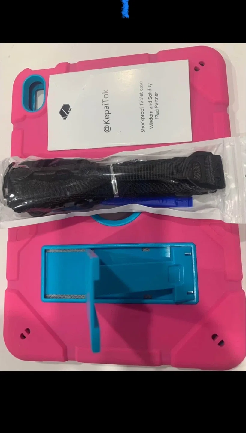 New iPad 10th Gen 10.9-inch Case - Blue/Pink image indicator(8)