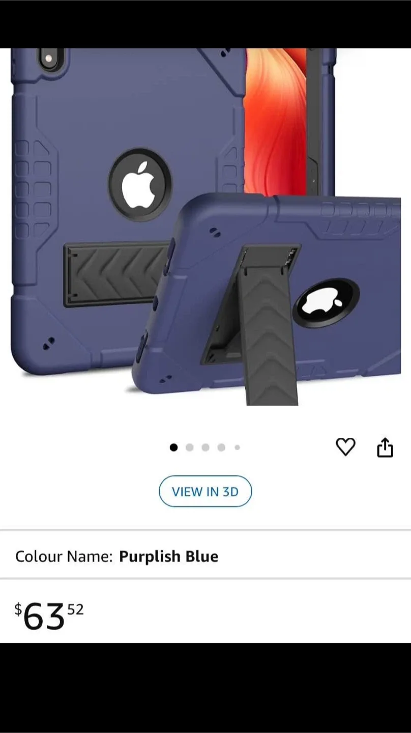 New iPad 10th Gen 10.9-inch Case - Blue/Pink image indicator(10)