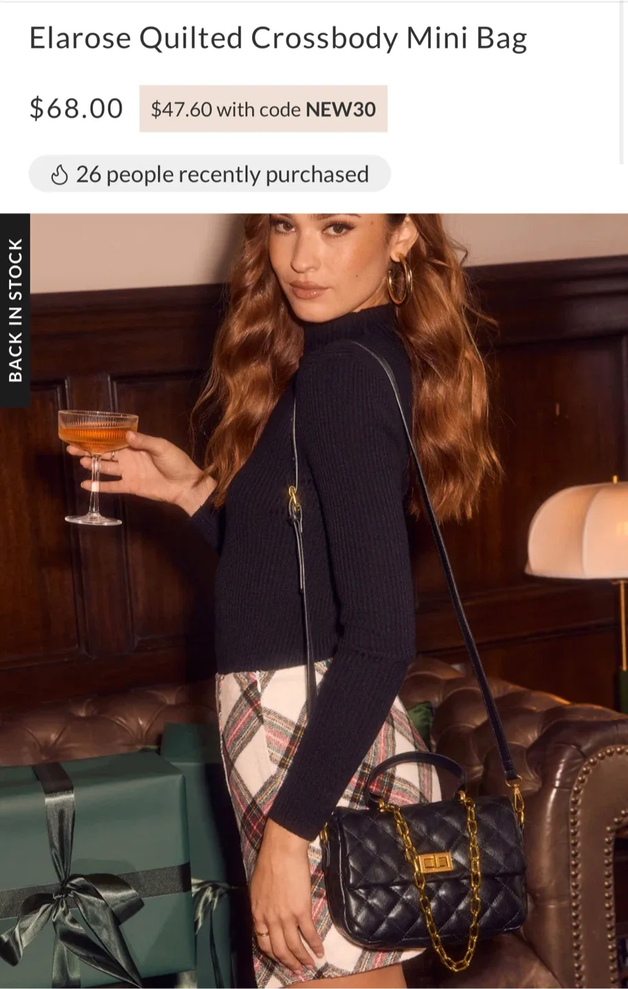 Black Crossbody Mini Bag image indicator(5)