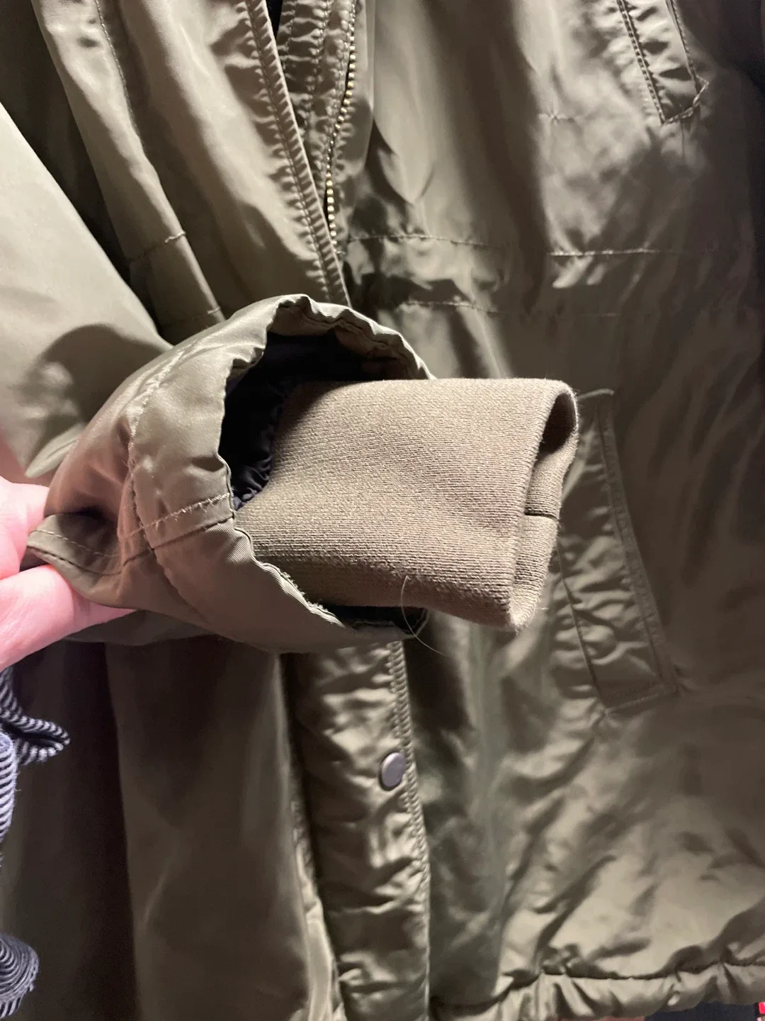 Girls GAP Olive Green XL/TG Winter Coat image indicator(4)