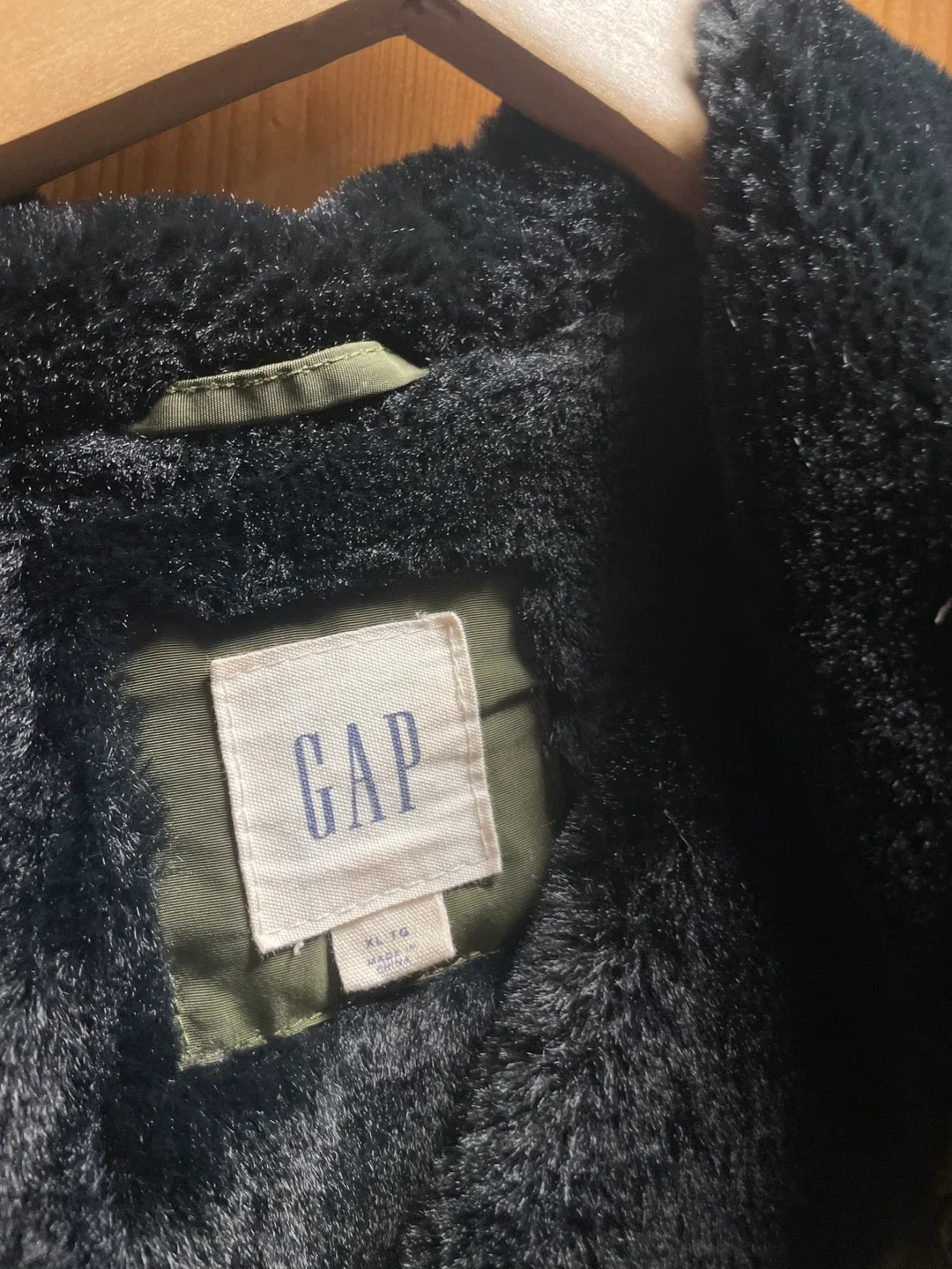 Girls GAP Olive Green XL/TG Winter Coat image indicator(2)