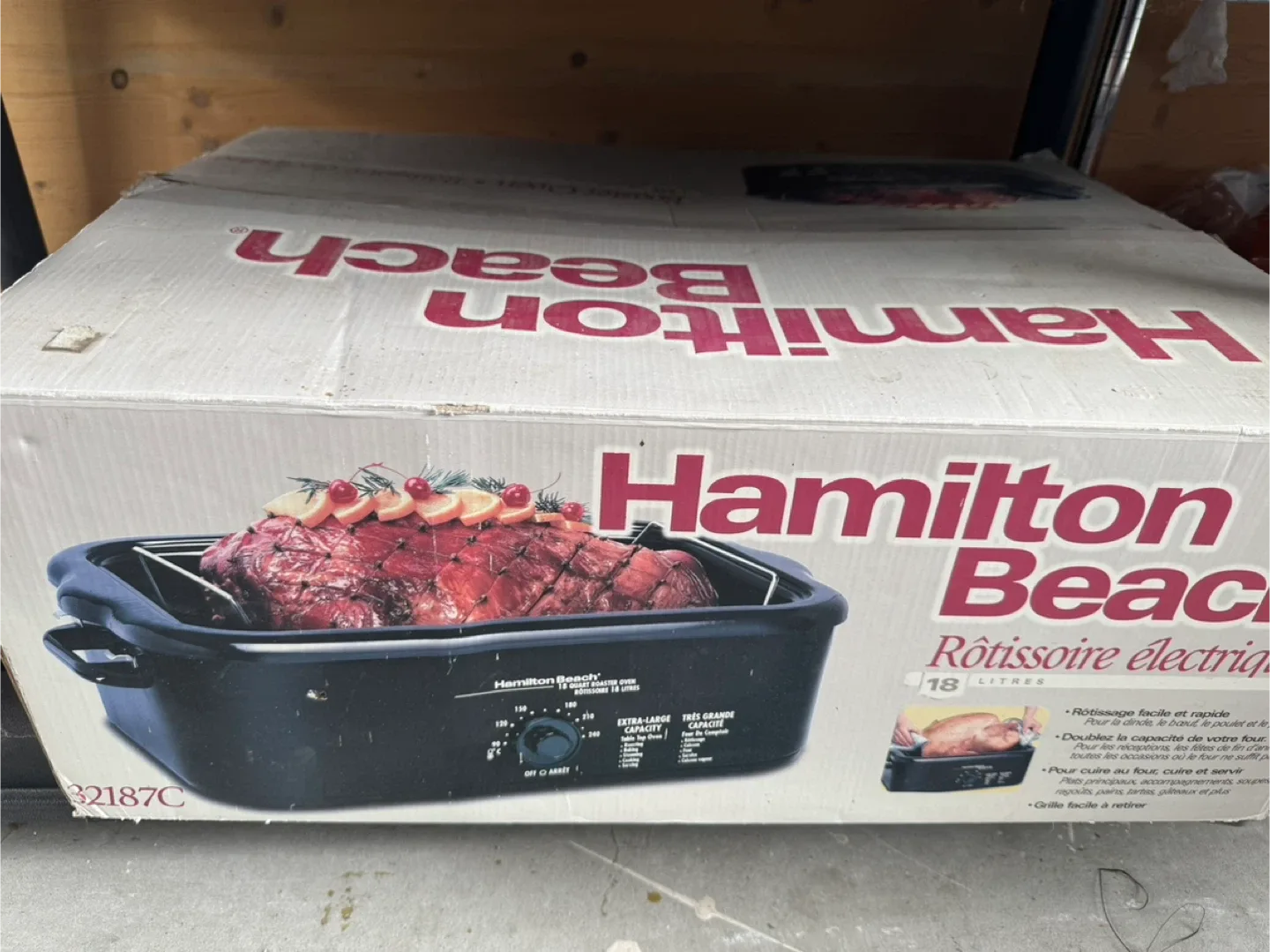 New Hamilton Beach Rotisserie electric warmer cooker turkey