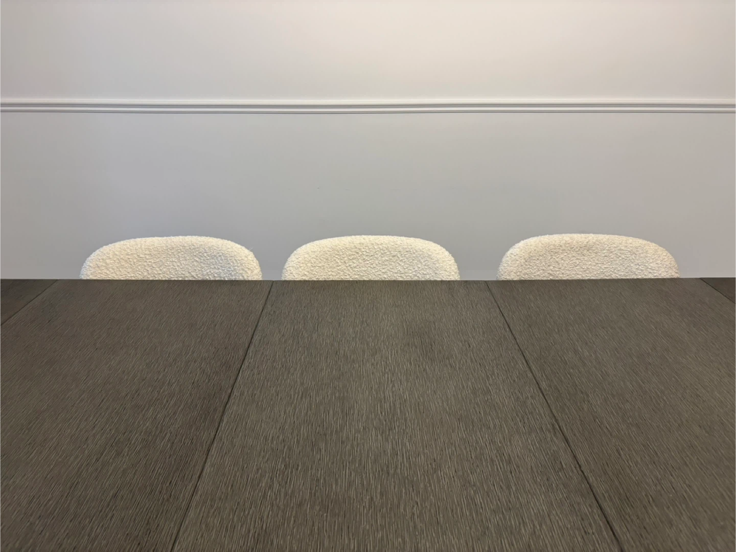 Set of 4 Dining Boucle Chairs