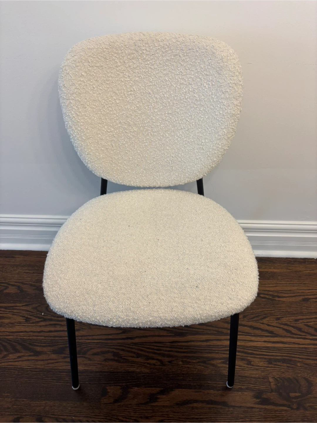 Set of 4 Dining Boucle Chairs - photo 2