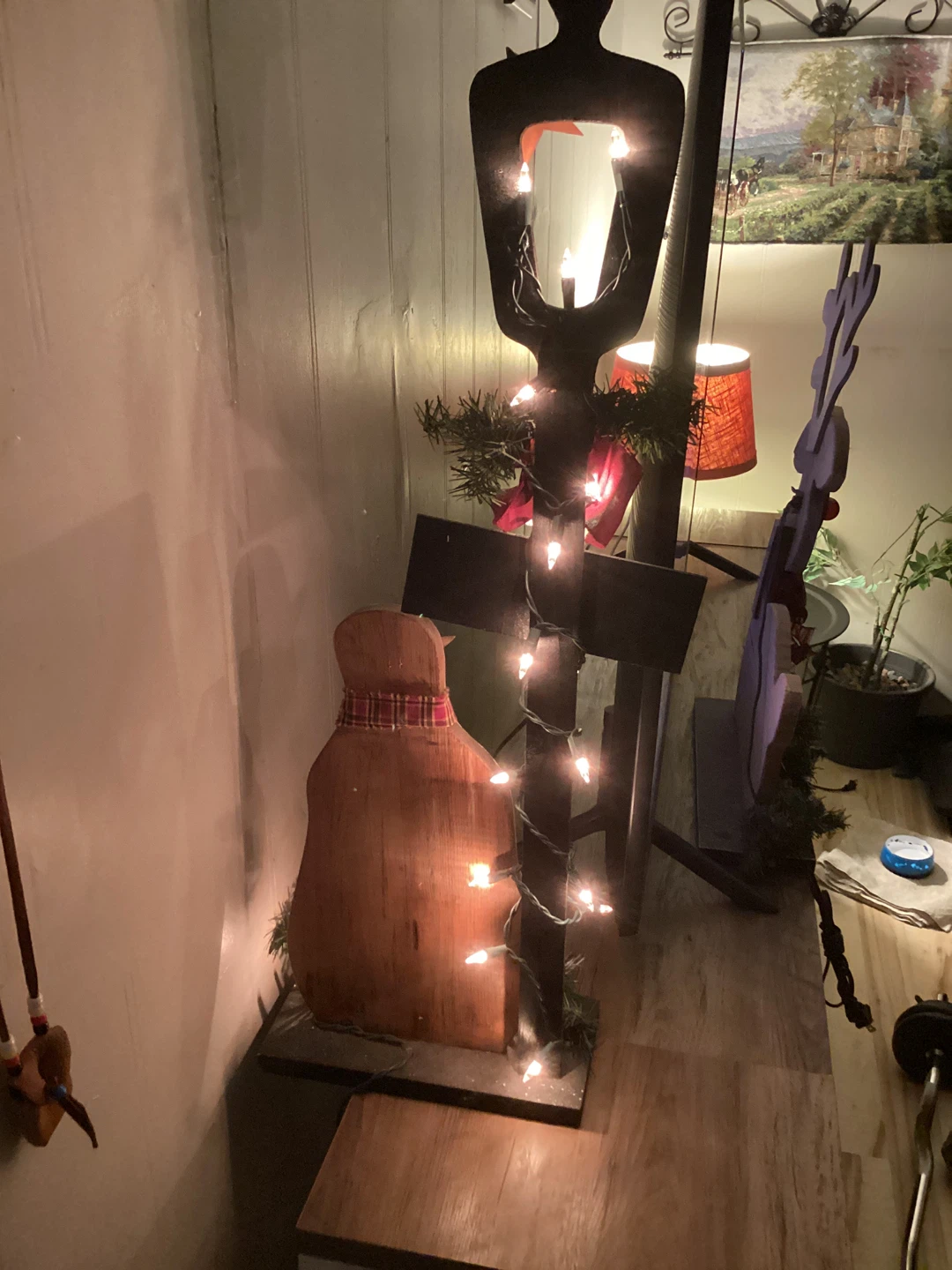 Welcome Snowman Lamp Post Decor - photo 2
