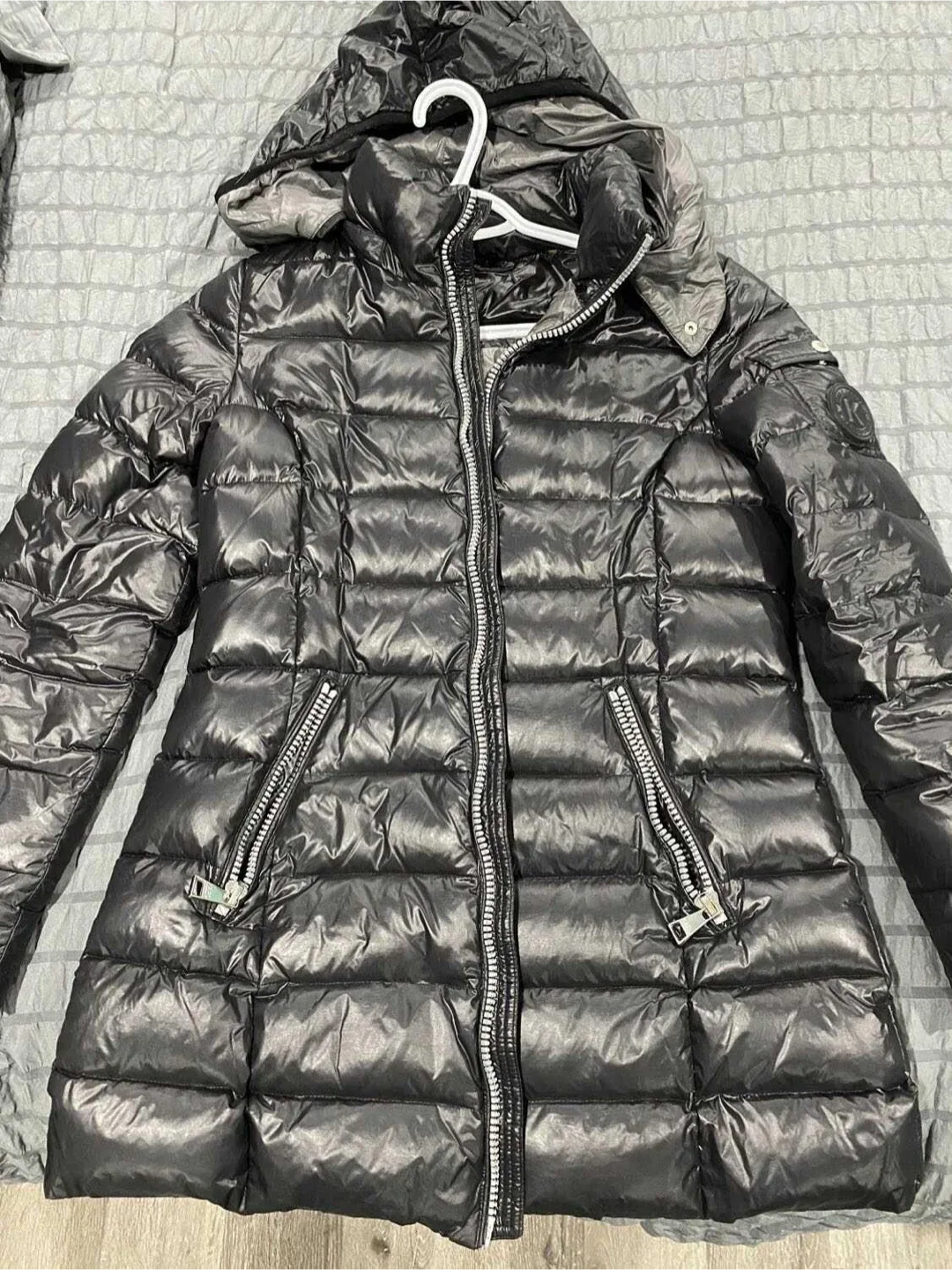 Karl Lagerfeld Black Puffer Jacket