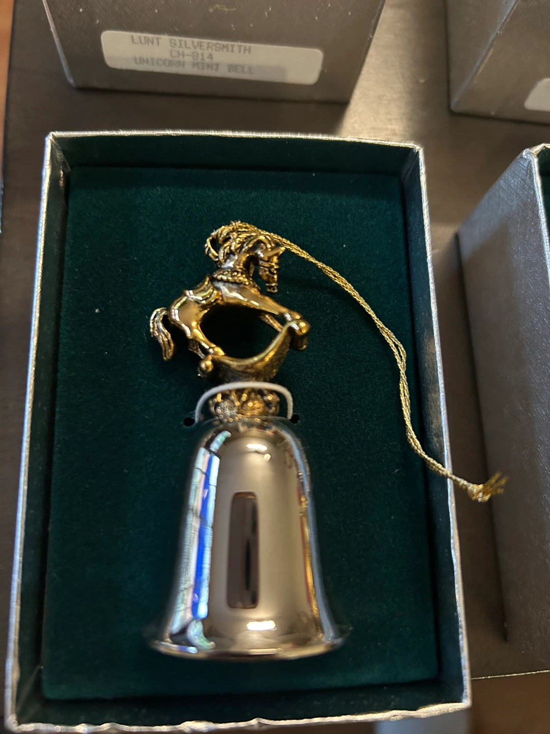 3 Lunt Silversmiths Christmas Ornaments - photo 2