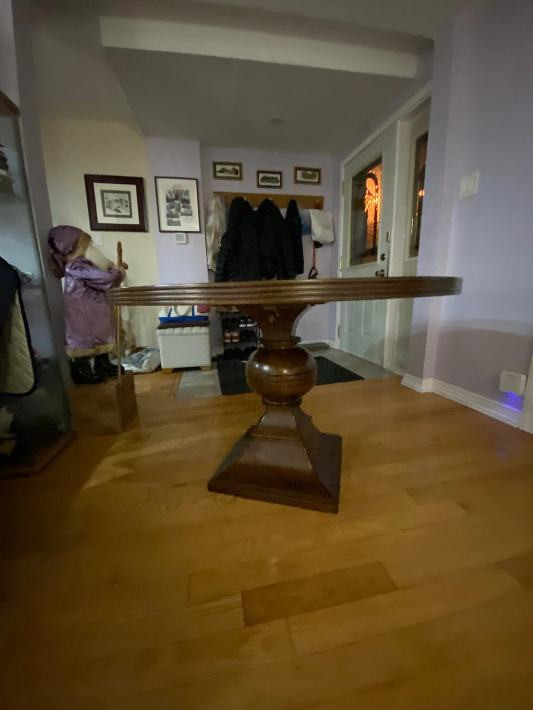 Round Wooden Dining Table