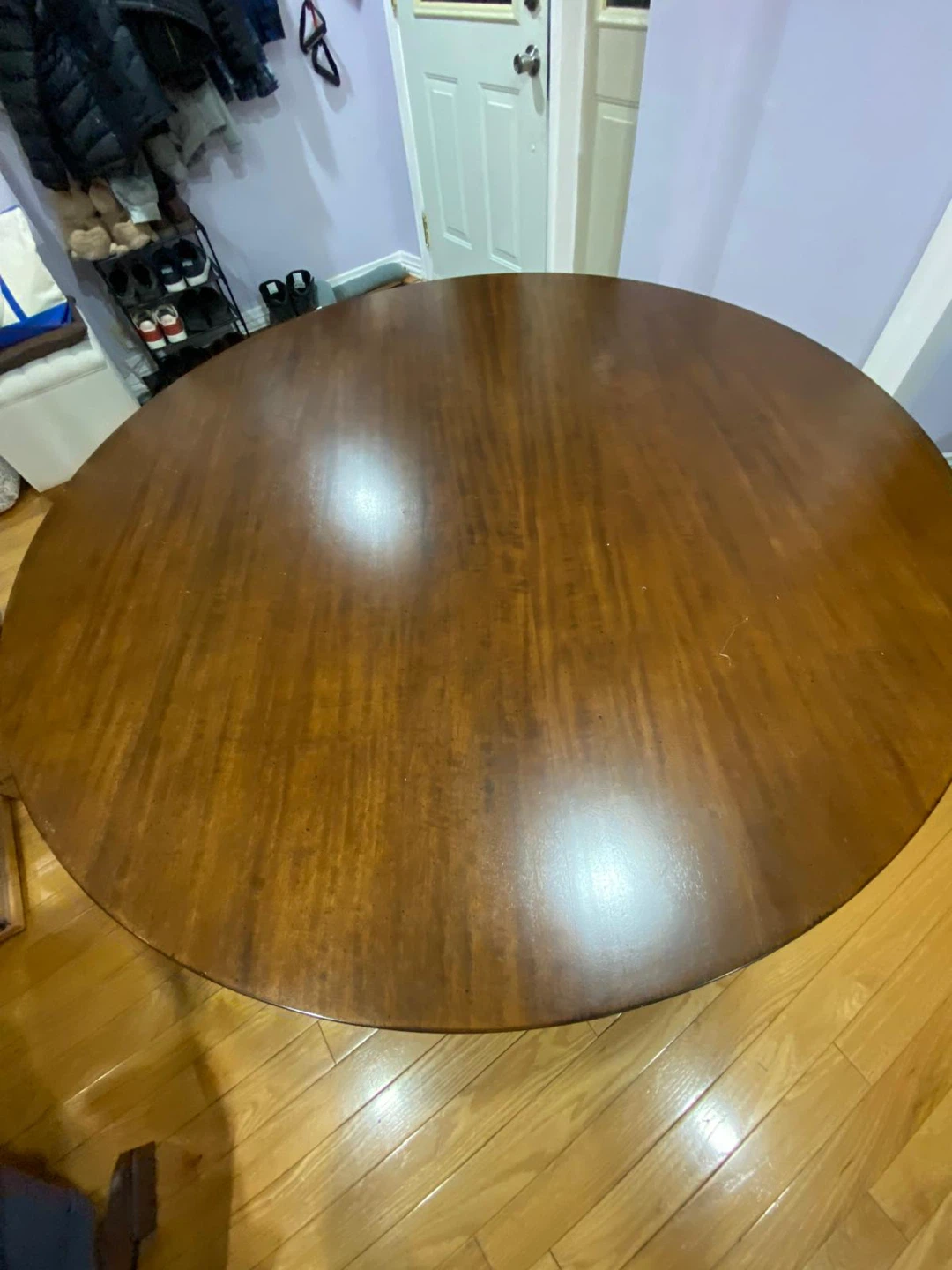Round Wooden Dining Table - photo 2